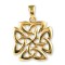 Gypsy Gold Triquetra Trinity Knot Pendant- 22mm