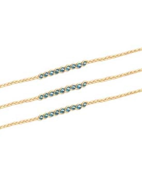 Turquoise Dream Beads Bracelets- Peace (pack of 10)