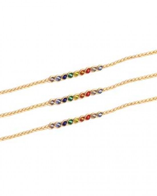 Rainbow Dream Beads Bracelets- Happiness (pack of 10)