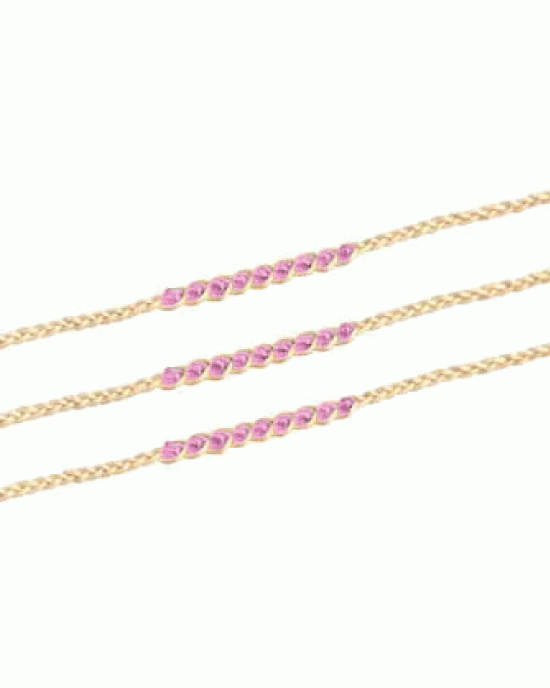 Pink Dream Beads Bracelets- Love (pack of 10)