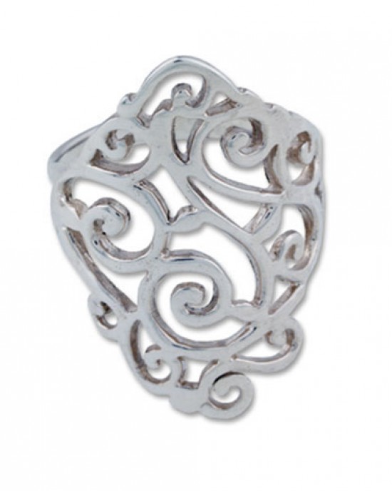 Sterling Silver Filigree Ring