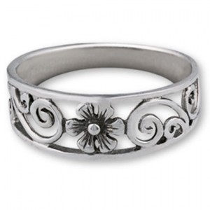 Flower Band Ring