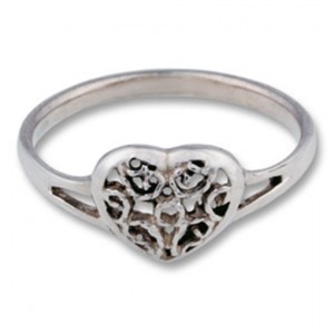 Filigree Heart Ring