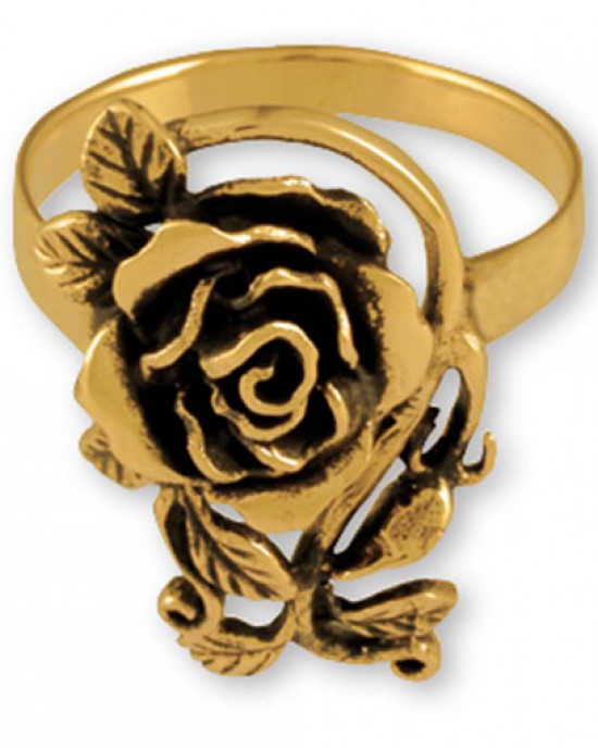 Gypsy Gold Victorian Rose Ring