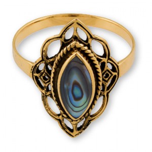 Gypsy Gold Marquise Ring (with Stone)