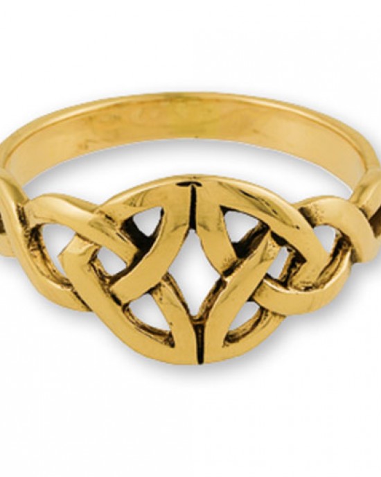 Gypsy Gold Ring Celtic Knot