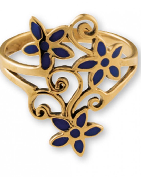 Gypsy Gold Flower Ring