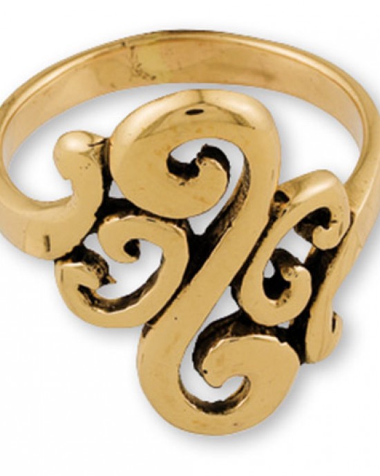 Gypsy Gold Ring Filigree design