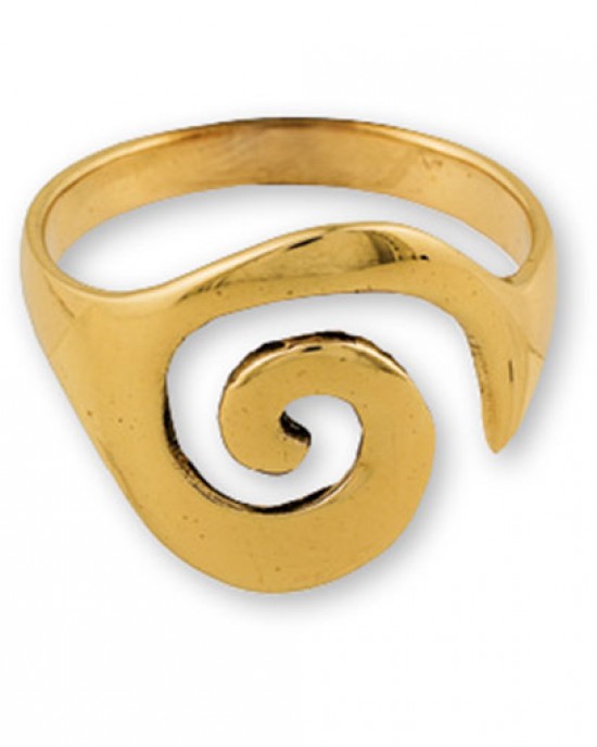 Gypsy Gold Spiral Ring