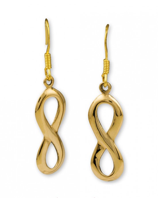 Gypsy Gold Infinity Earrings