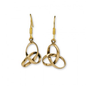 Gypsy Gold Triquetra Earrings