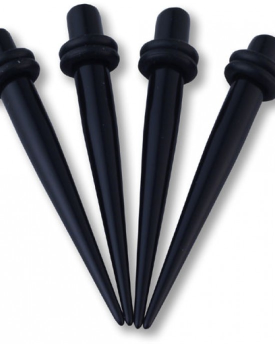 Black 4mm Stretchers 4pk