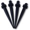 Black 3mm Stretchers 4pk