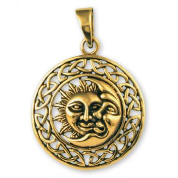 Sun Moon Pendant- 25mm